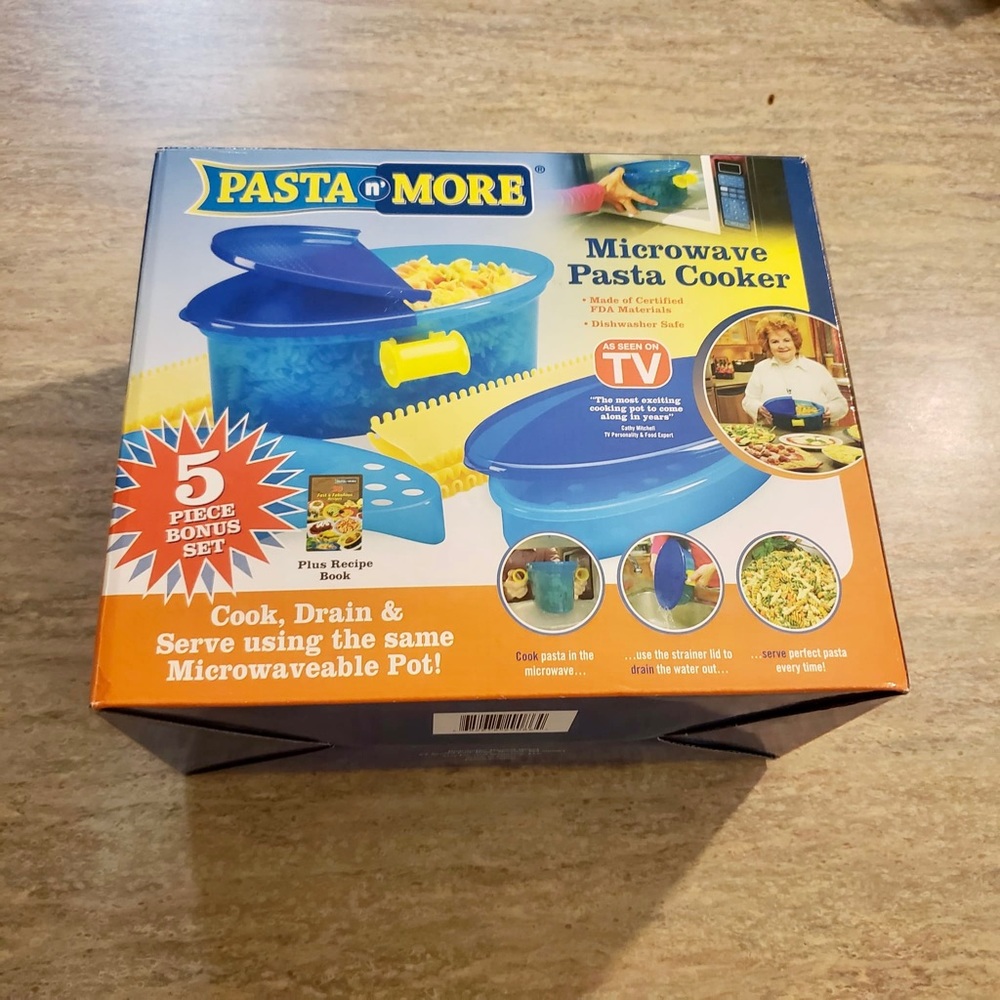 As seen on TV microwaveable pasta cooker